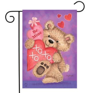 Be Mine Bear Garden Flag -g00800