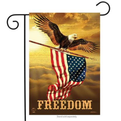 Freedom Eagle Garden Flag - g00599