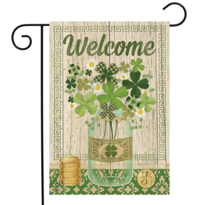 Lucky Clovers Garden Flag -g00770