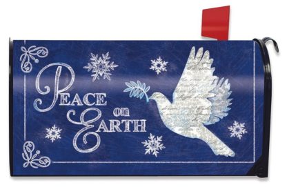 Peace On Earth Mailbox Cover m00697