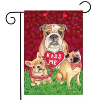 Puppy Love Garden Flag -g00802