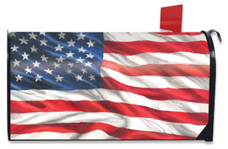 American Flag Mailbox Cover - m00590