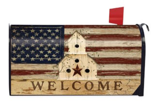 Americana Mailbox Cover-m00118