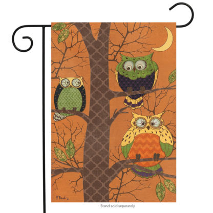 Autumn Owls Garden Flag - g00248