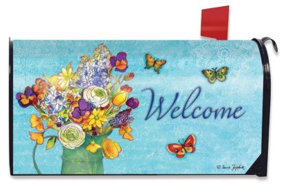 Bouquet of Cheer Mailbox Cover - m00389