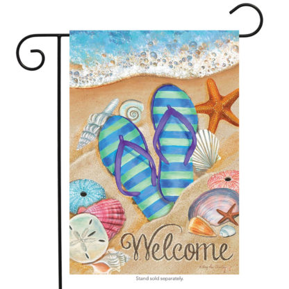 Day in the Sun Garden Flag (Flip Flop) - g00384