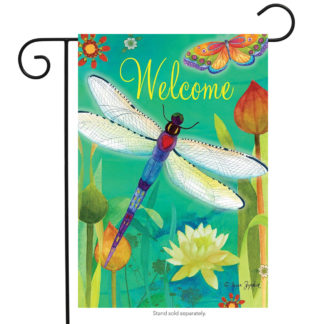 Dragonfly Dream Garden Flag - g00392