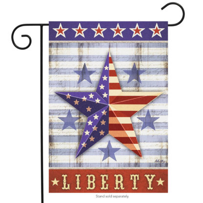 Liberty Star Garden Flag -g00444