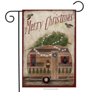 Merry Christmas Camper Garden Flag - g00222