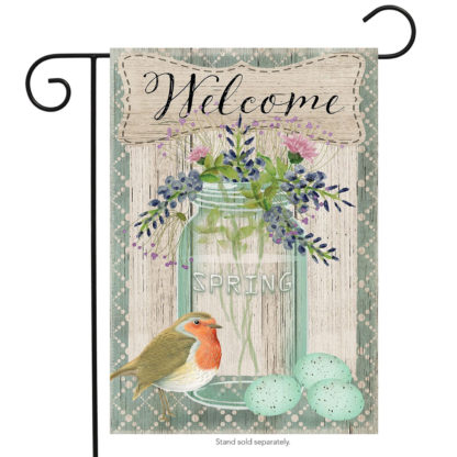 Springtime Welcome Garden Flag - g00419