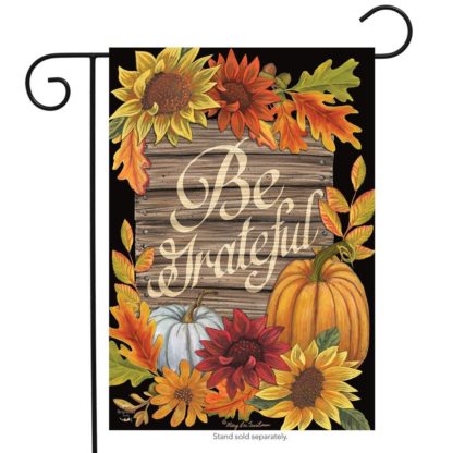 Be Grateful Garden Flag