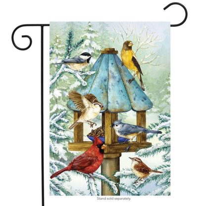 Cold Feet, Warm Hearts Garden Flag -g00730