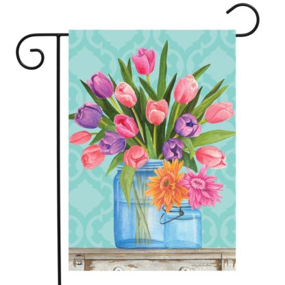 Fresh Cut Flowers Garden Flag -g00798