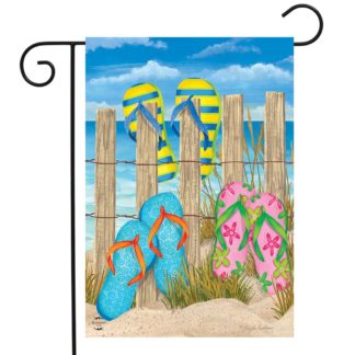 Toes In The Sand Garden Flag -g00823.jpg